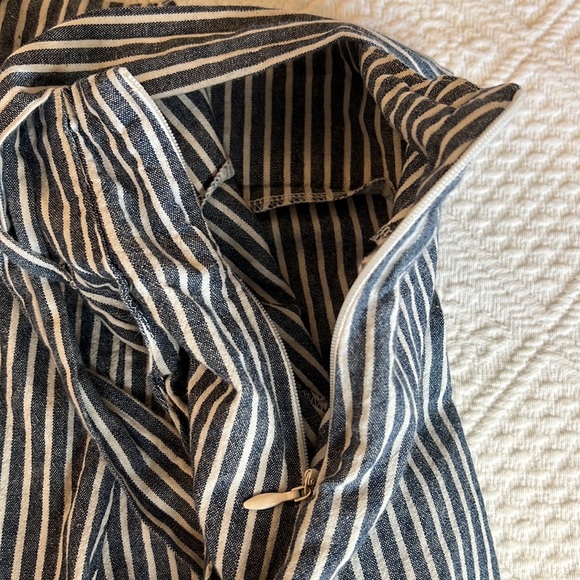 💥💥June & Hudson Small Blue/White Striped Shorts - Picture 8 of 10